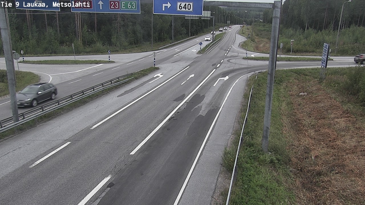 Weather Camera Image Road 9 Laukaa, Metsolahti, Laukaa, Keski-Suomi