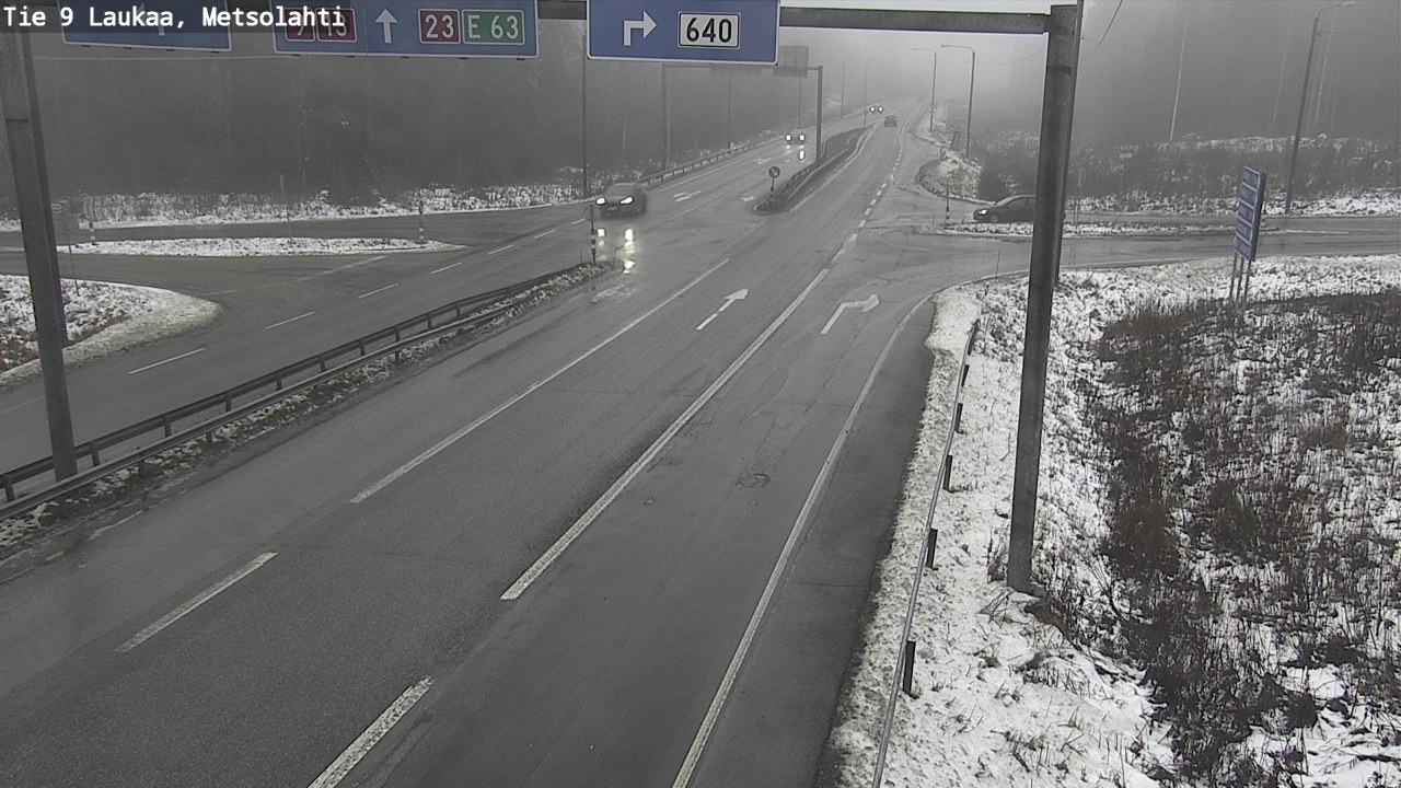 Weather Camera Image Väg 9 Laukaa, Metsolahti, Laukaa, Keski-Suomi