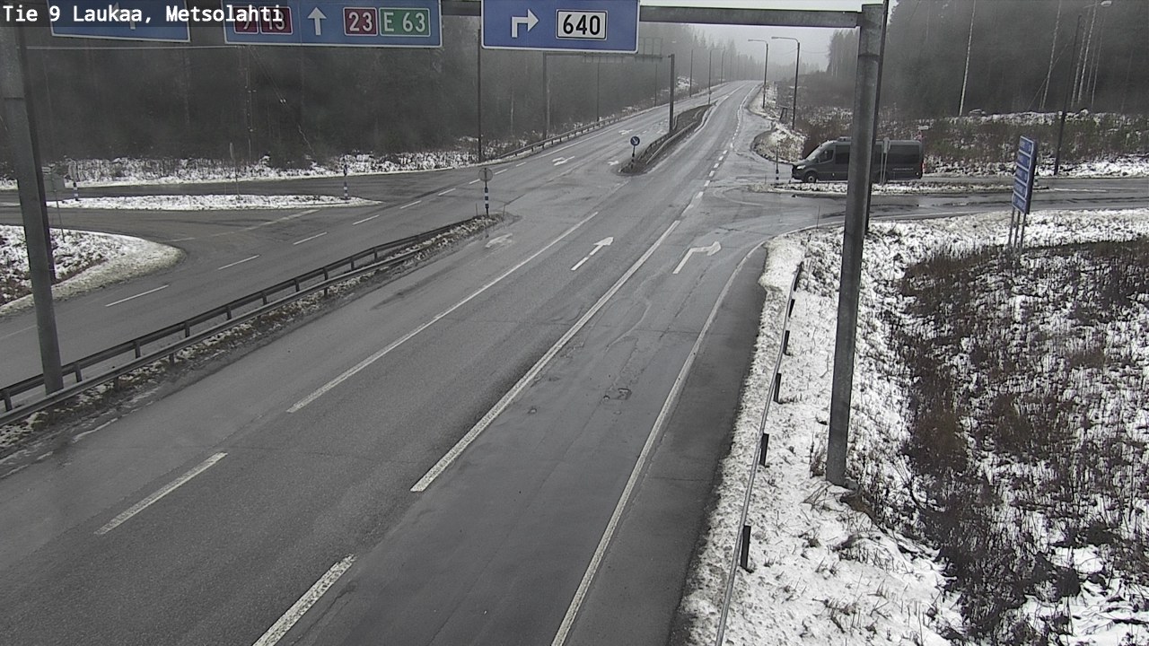 Weather Camera Image Väg 9 Laukaa, Metsolahti, Laukaa, Keski-Suomi
