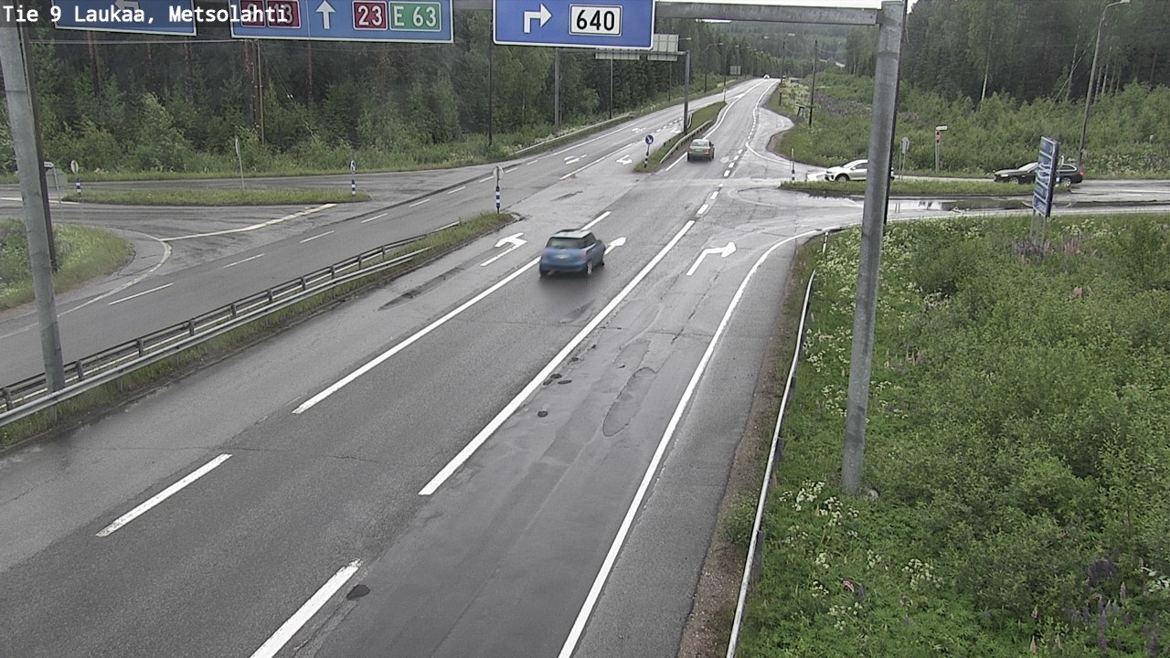 Weather Camera Image Road 9 Laukaa, Metsolahti, Laukaa, Keski-Suomi