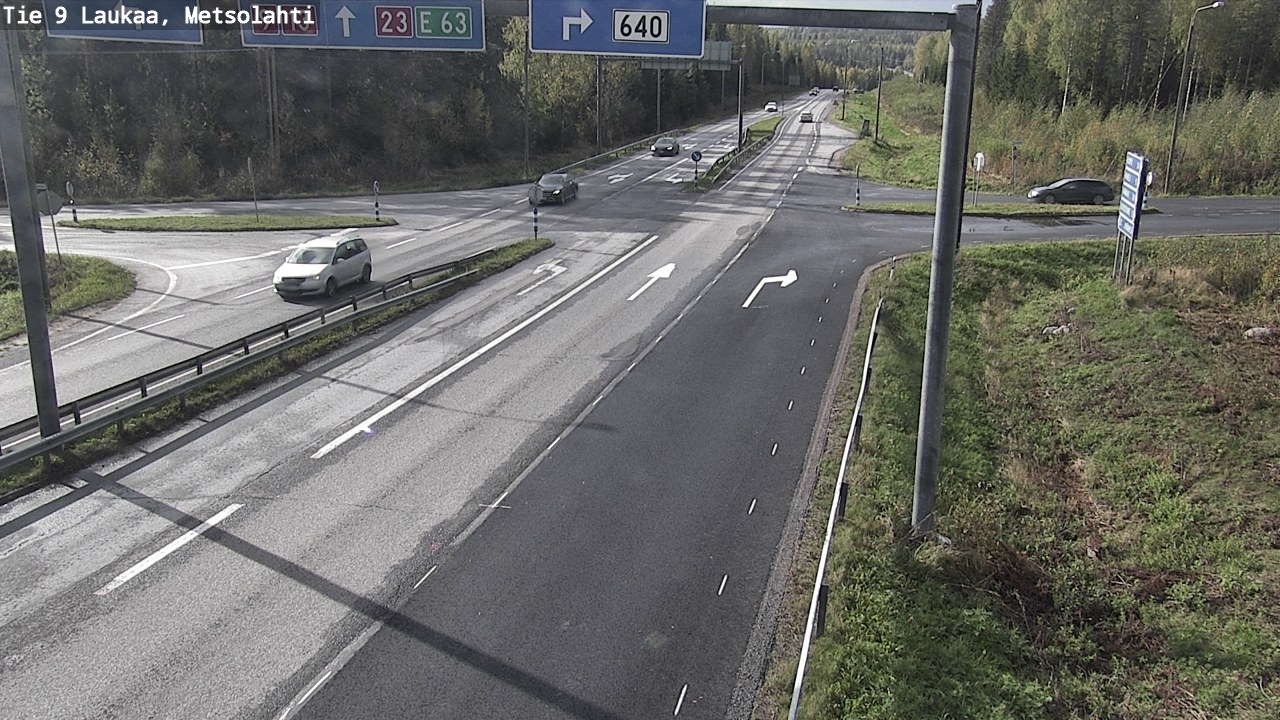 Weather Camera Image Road 9 Laukaa, Metsolahti, Laukaa, Keski-Suomi