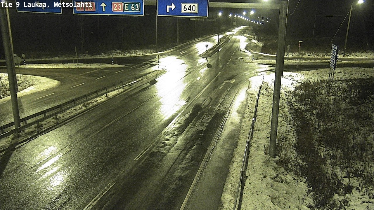 Weather Camera Image Väg 9 Laukaa, Metsolahti, Laukaa, Keski-Suomi