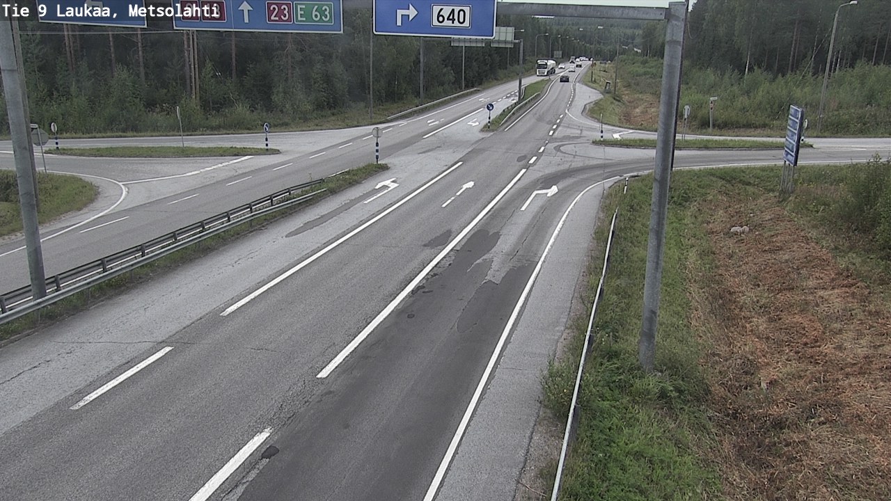 Weather Camera Image Road 9 Laukaa, Metsolahti, Laukaa, Keski-Suomi