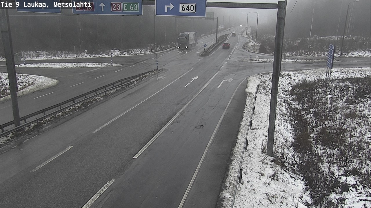 Weather Camera Image Väg 9 Laukaa, Metsolahti, Laukaa, Keski-Suomi