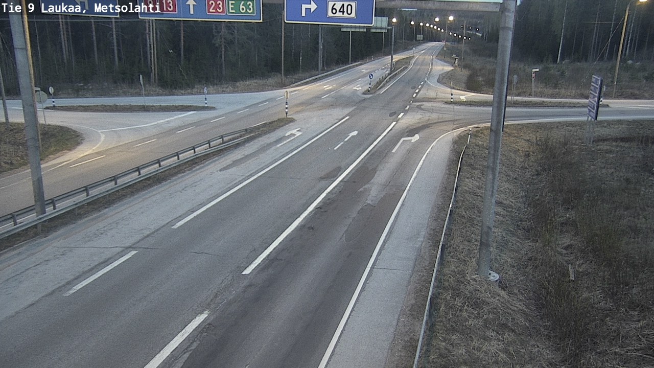 Weather Camera Image Road 9 Laukaa, Metsolahti, Laukaa, Keski-Suomi