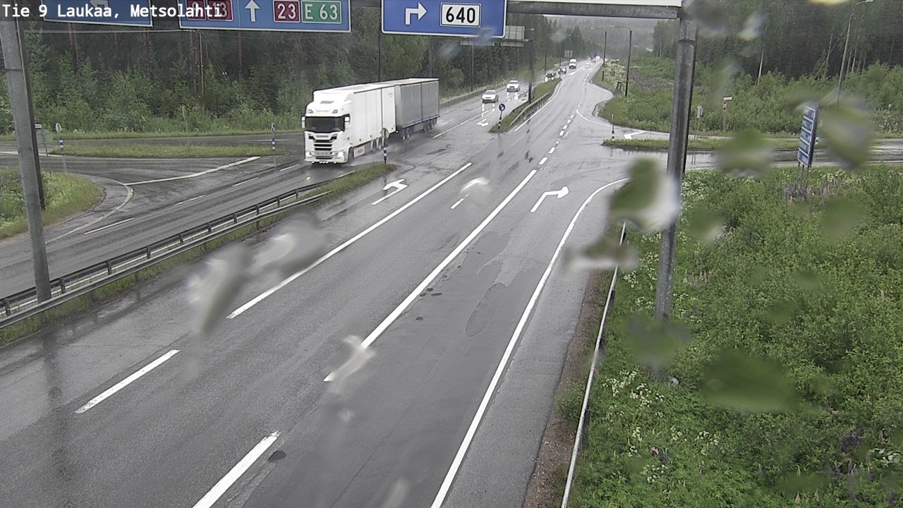 Weather Camera Image Road 9 Laukaa, Metsolahti, Laukaa, Keski-Suomi