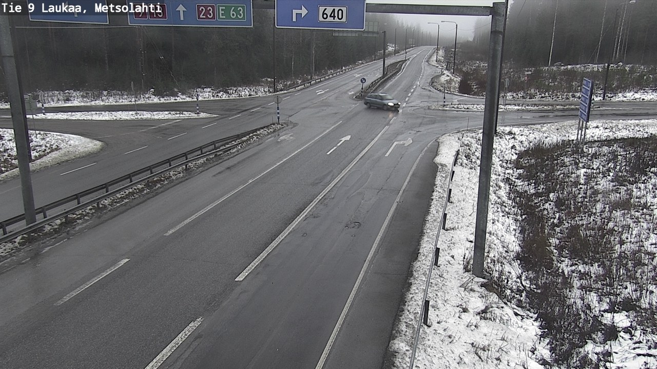Weather Camera Image Väg 9 Laukaa, Metsolahti, Laukaa, Keski-Suomi