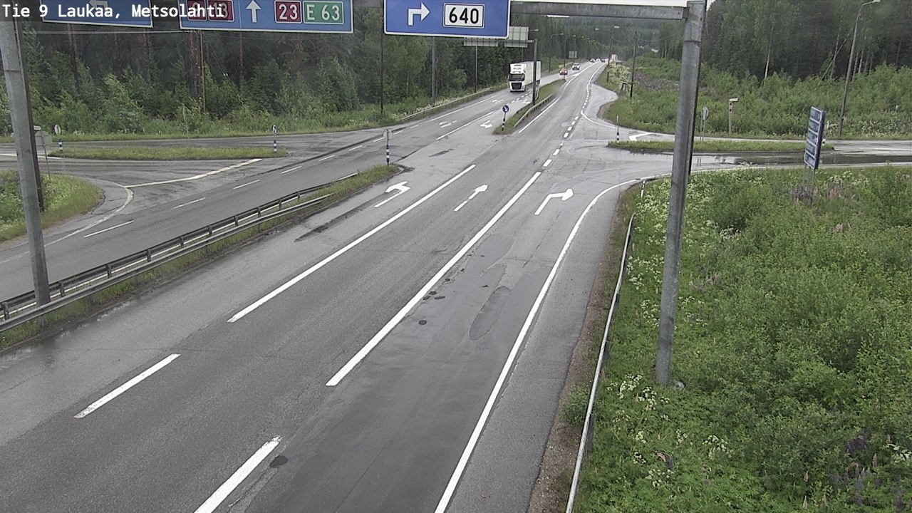 Weather Camera Image Road 9 Laukaa, Metsolahti, Laukaa, Keski-Suomi