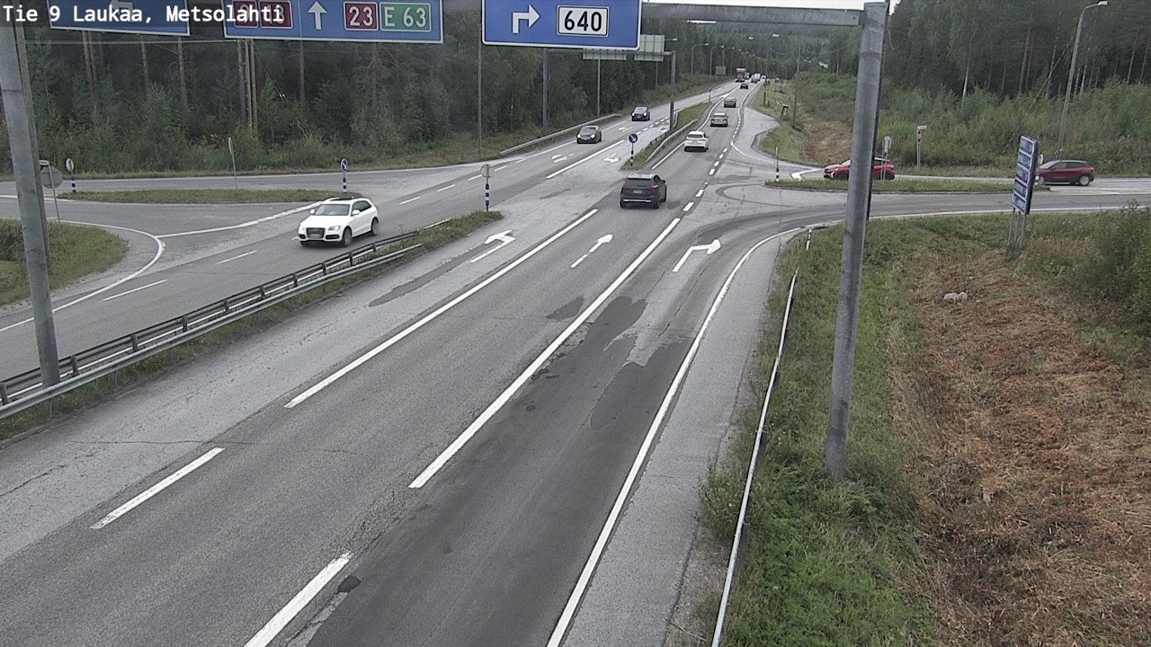 Weather Camera Image Road 9 Laukaa, Metsolahti, Laukaa, Keski-Suomi