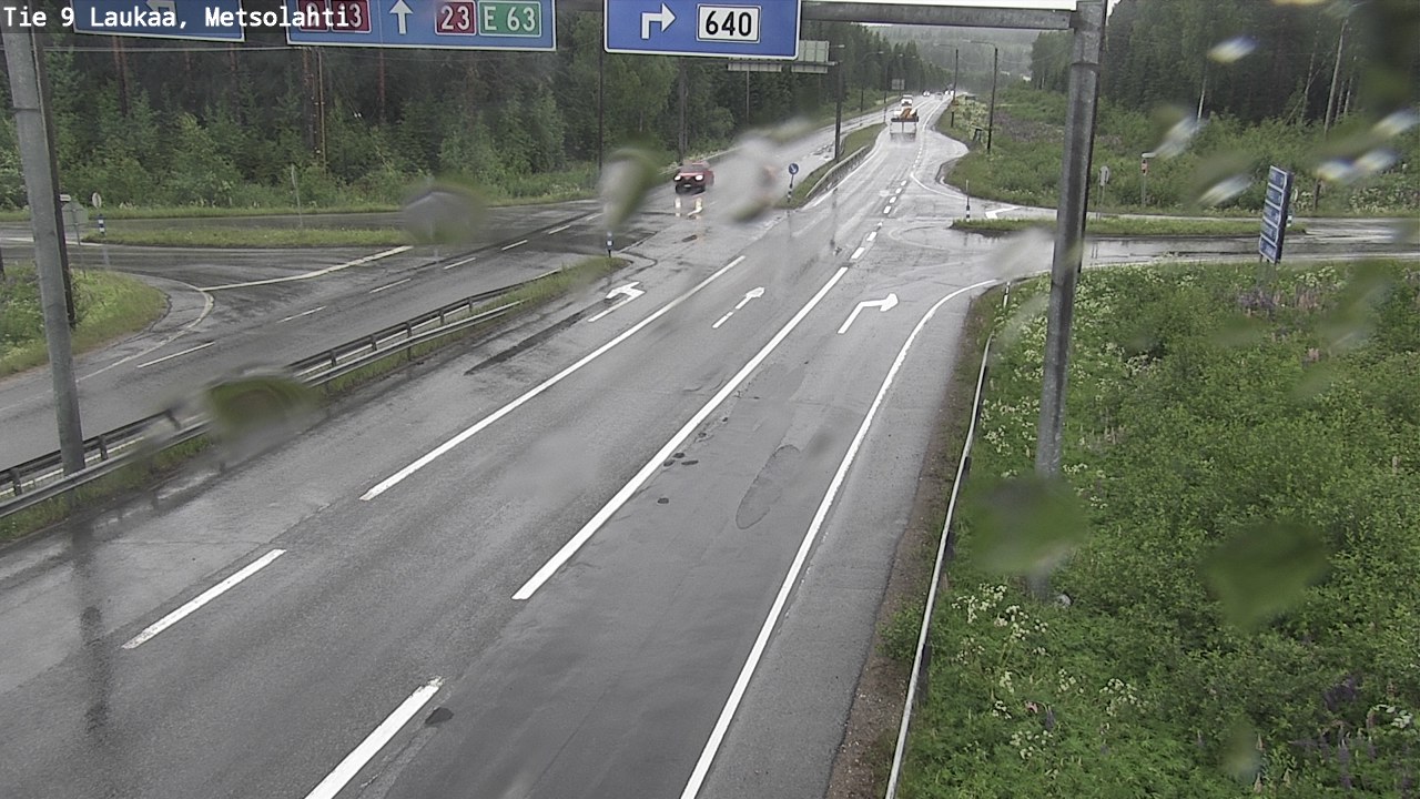 Weather Camera Image Road 9 Laukaa, Metsolahti, Laukaa, Keski-Suomi