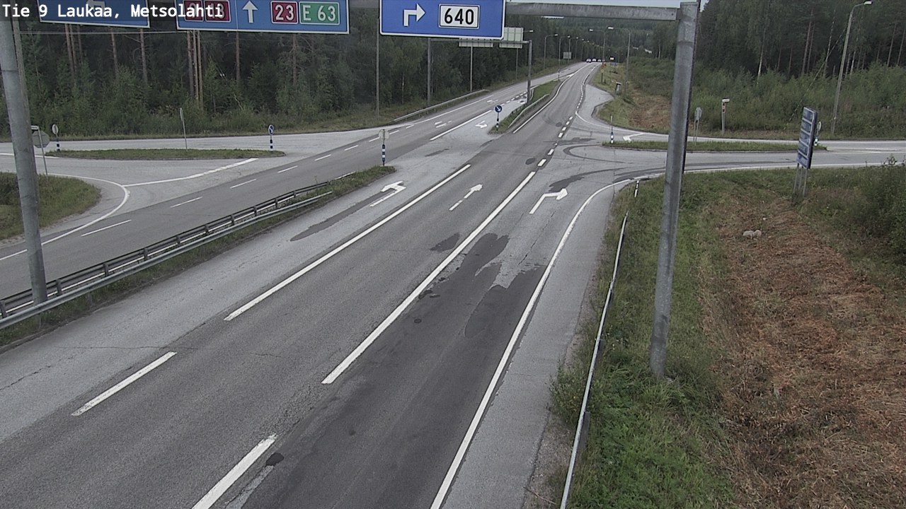 Weather Camera Image Road 9 Laukaa, Metsolahti, Laukaa, Keski-Suomi