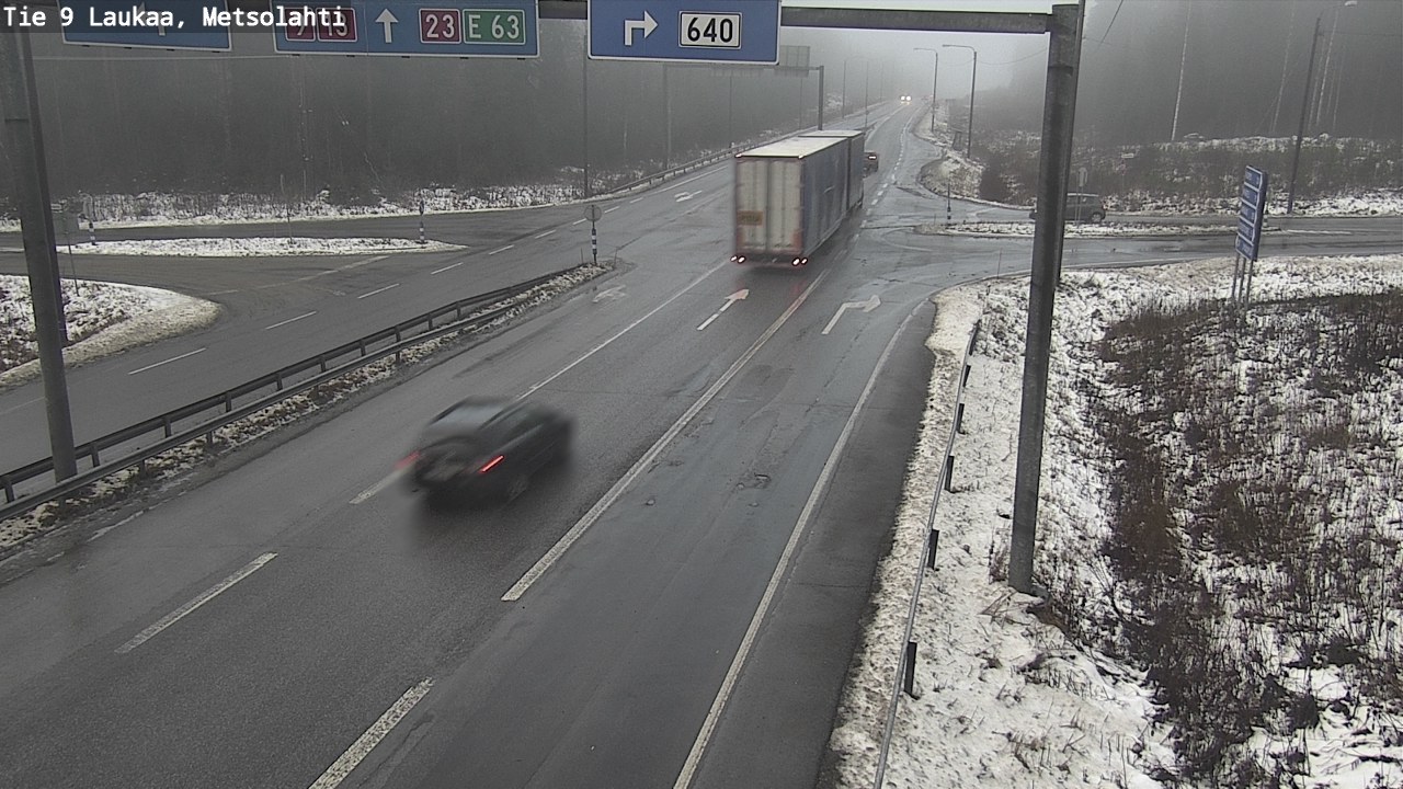 Weather Camera Image Väg 9 Laukaa, Metsolahti, Laukaa, Keski-Suomi