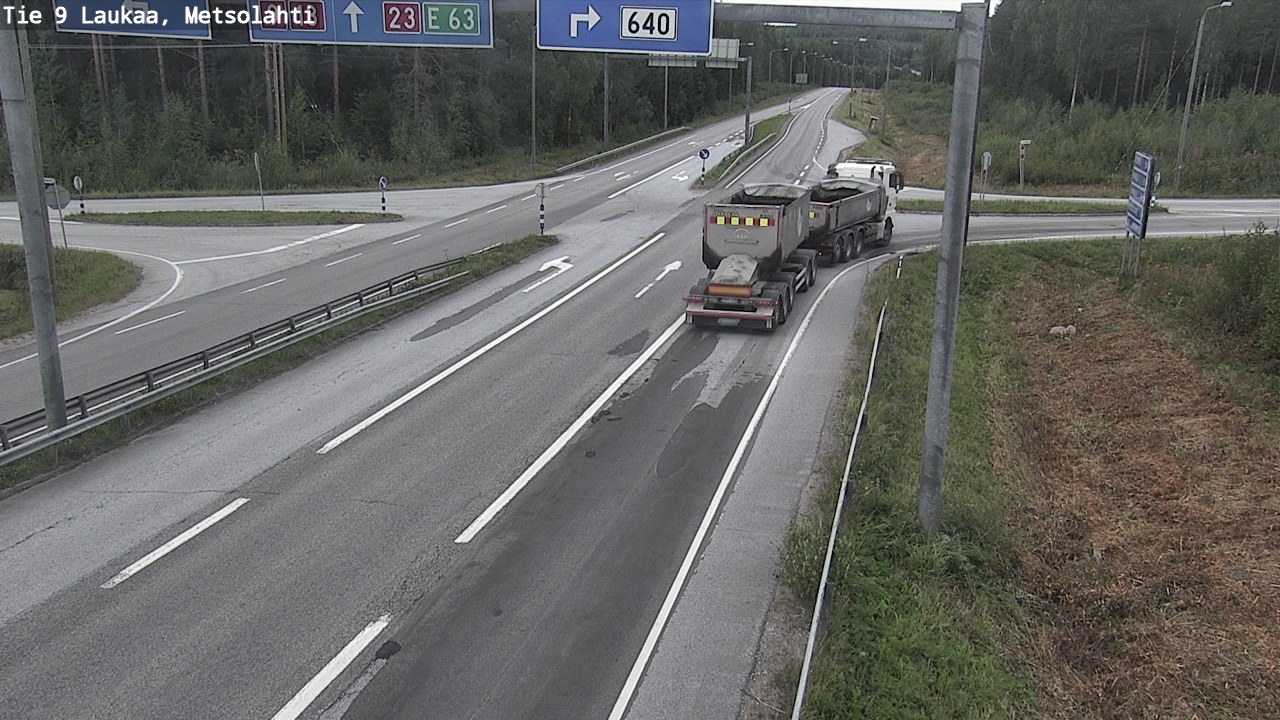 Weather Camera Image Road 9 Laukaa, Metsolahti, Laukaa, Keski-Suomi