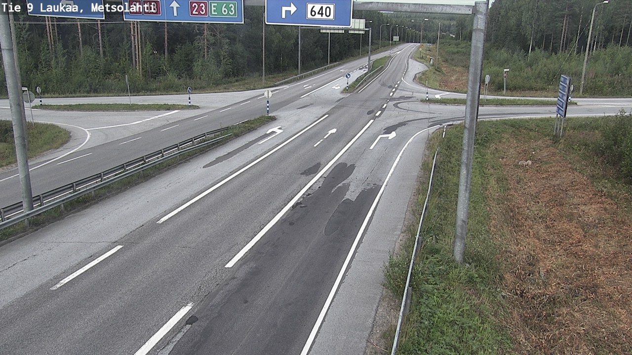 Weather Camera Image Road 9 Laukaa, Metsolahti, Laukaa, Keski-Suomi