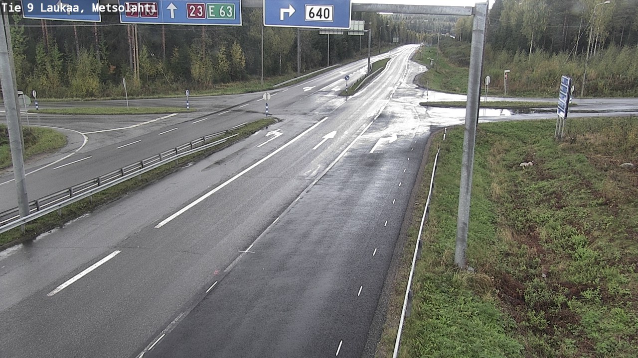 Weather Camera Image Road 9 Laukaa, Metsolahti, Laukaa, Keski-Suomi