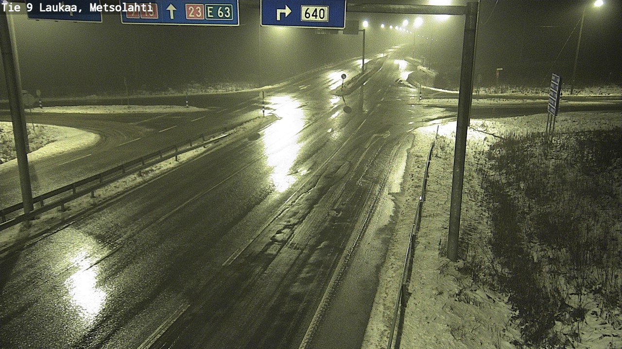 Weather Camera Image Väg 9 Laukaa, Metsolahti, Laukaa, Keski-Suomi
