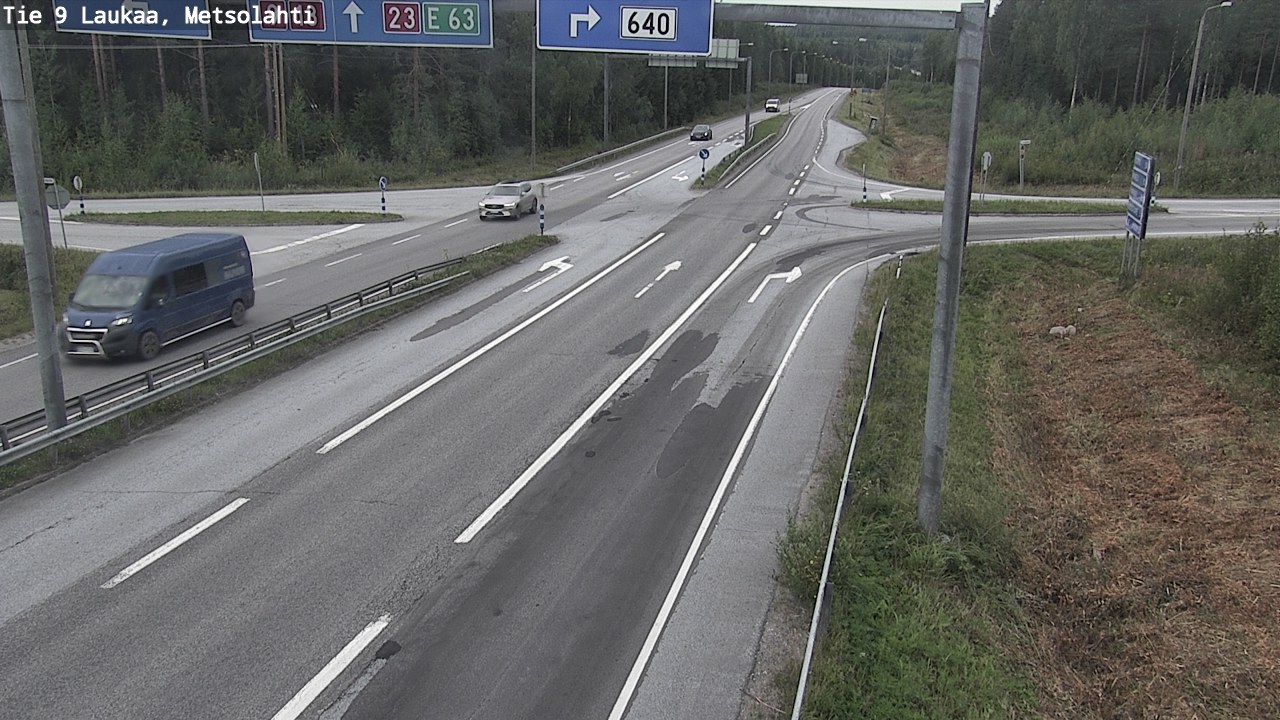 Weather Camera Image Road 9 Laukaa, Metsolahti, Laukaa, Keski-Suomi