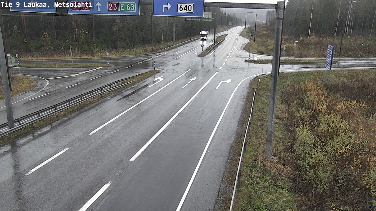 Weather Camera Image Väg 9 Laukaa, Metsolahti, Laukaa, Keski-Suomi