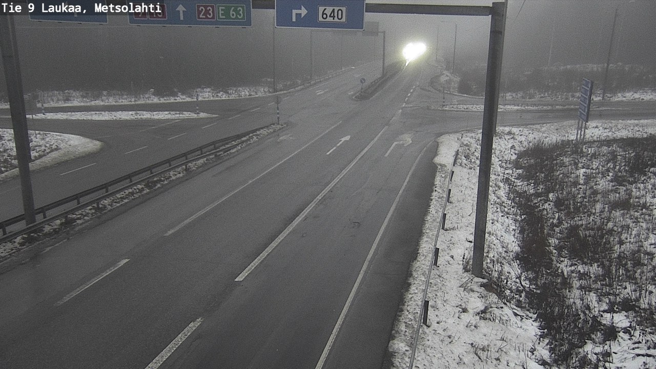 Weather Camera Image Väg 9 Laukaa, Metsolahti, Laukaa, Keski-Suomi