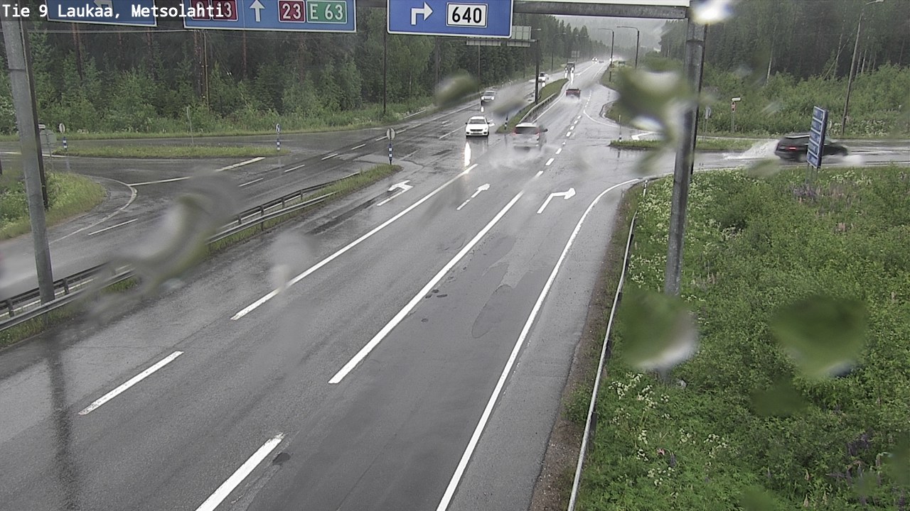 Weather Camera Image Road 9 Laukaa, Metsolahti, Laukaa, Keski-Suomi
