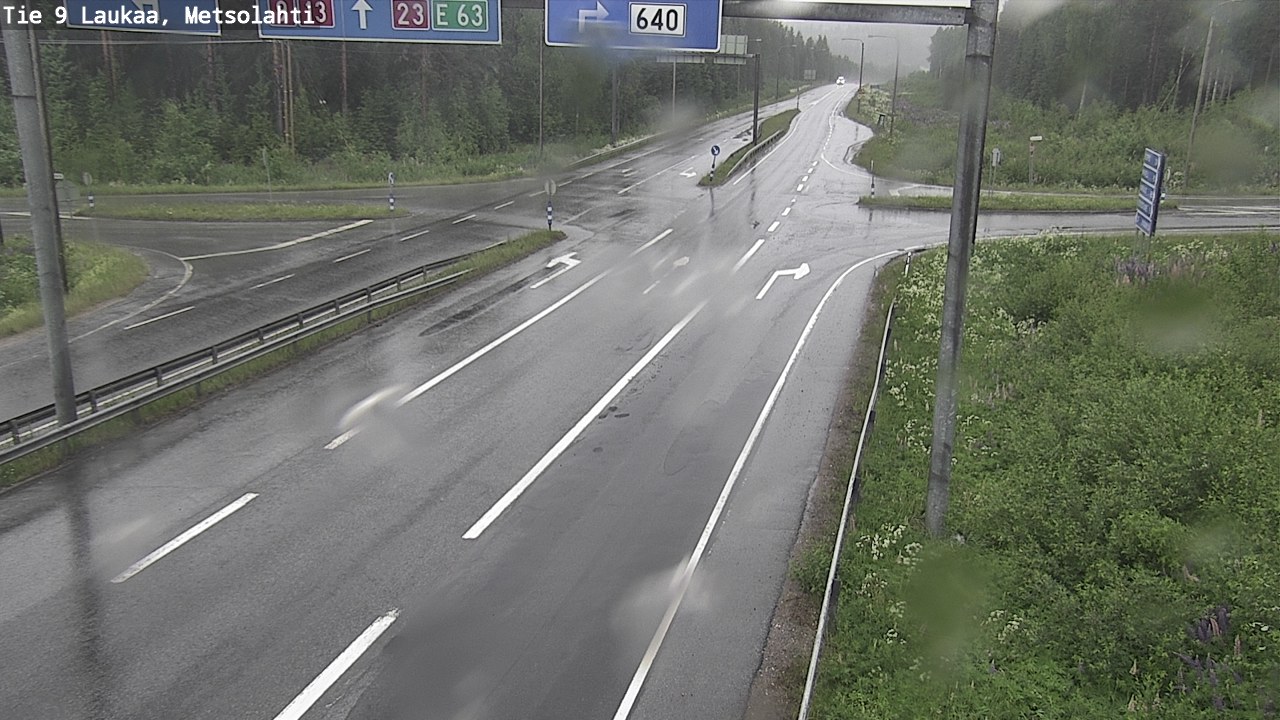 Kelikamerat Kuva Tie 9 Laukaa, Metsolahti, Laukaa, Keski-Suomi