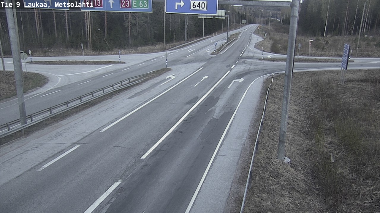 Weather Camera Image Road 9 Laukaa, Metsolahti, Laukaa, Keski-Suomi