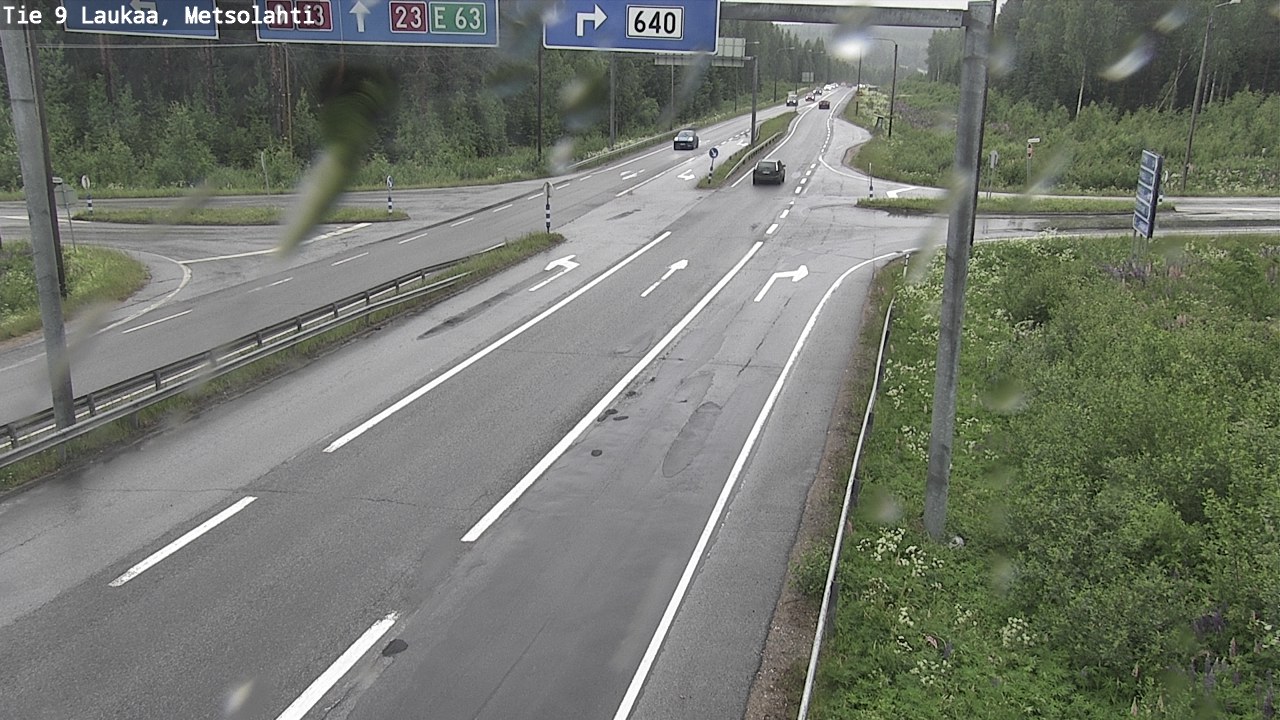 Weather Camera Image Road 9 Laukaa, Metsolahti, Laukaa, Keski-Suomi