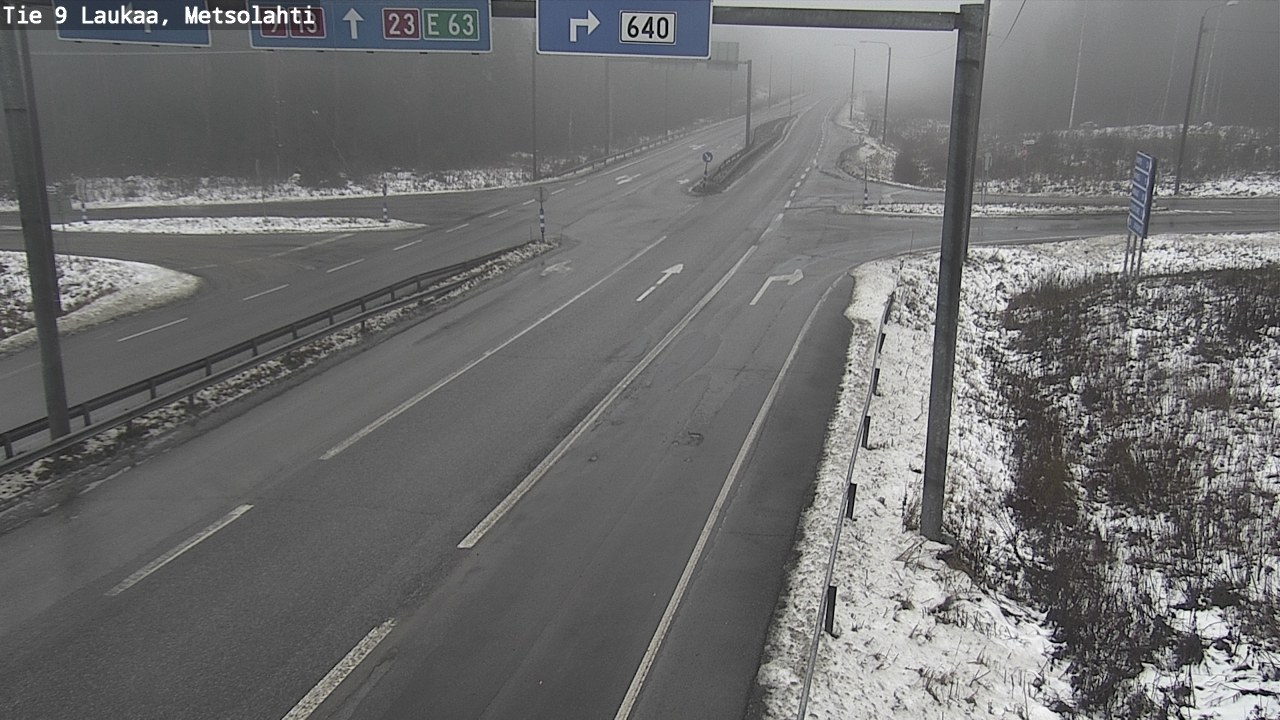 Weather Camera Image Väg 9 Laukaa, Metsolahti, Laukaa, Keski-Suomi
