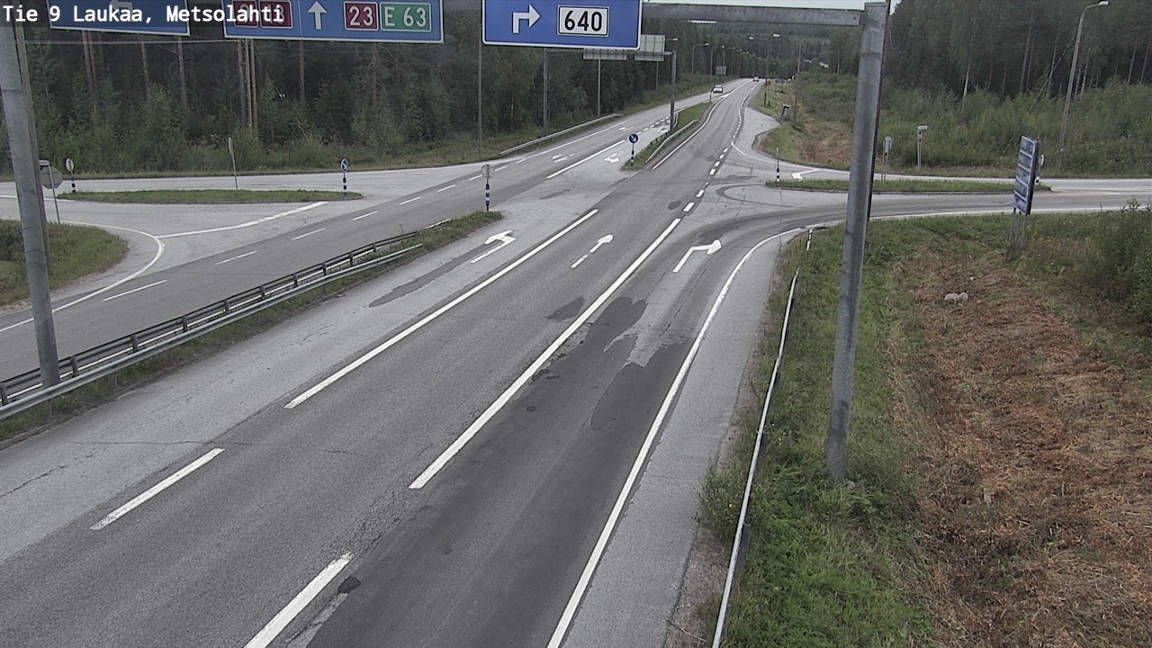 Weather Camera Image Road 9 Laukaa, Metsolahti, Laukaa, Keski-Suomi