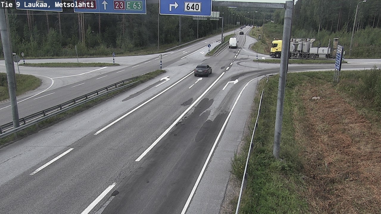Weather Camera Image Road 9 Laukaa, Metsolahti, Laukaa, Keski-Suomi