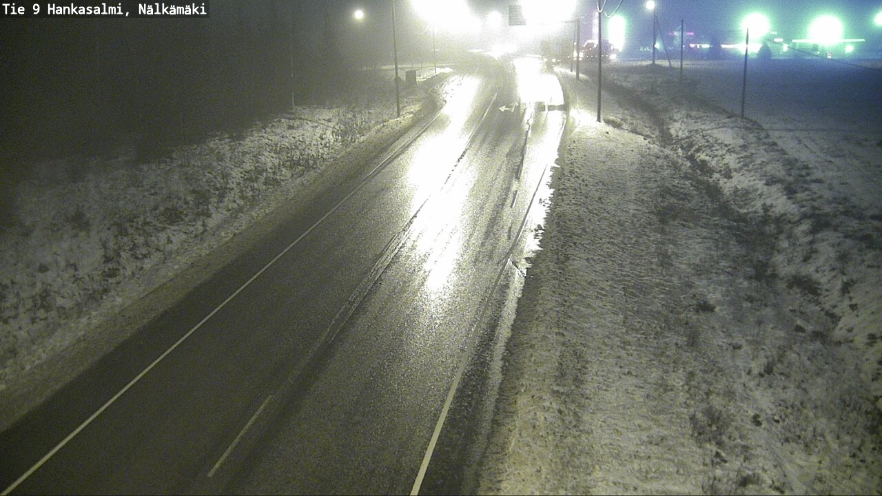 Weather Camera Image Väg 9 Hankasalmi, Nälkämäki, Hankasalmi, Keski-Suomi
