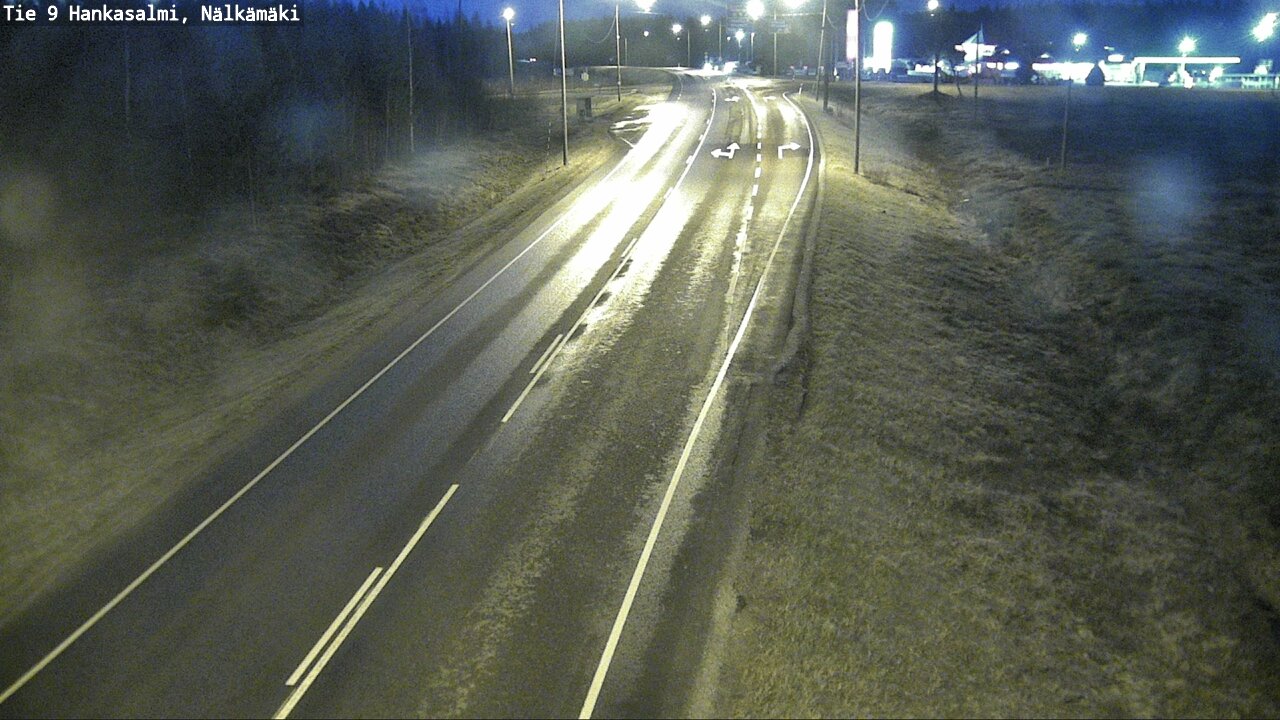 Weather Camera Image Road 9 Hankasalmi, Nälkämäki, Hankasalmi, Keski-Suomi