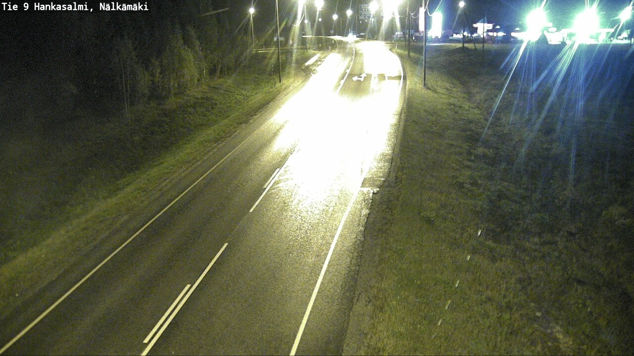 Weather Camera Image Väg 9 Hankasalmi, Nälkämäki, Hankasalmi, Keski-Suomi