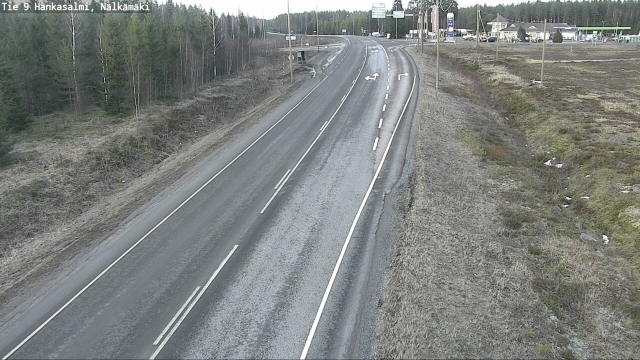 Weather Camera Image Road 9 Hankasalmi, Nälkämäki, Hankasalmi, Keski-Suomi