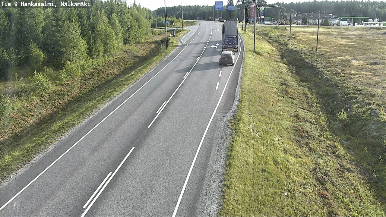 Weather Camera Image Road 9 Hankasalmi, Nälkämäki, Hankasalmi, Keski-Suomi