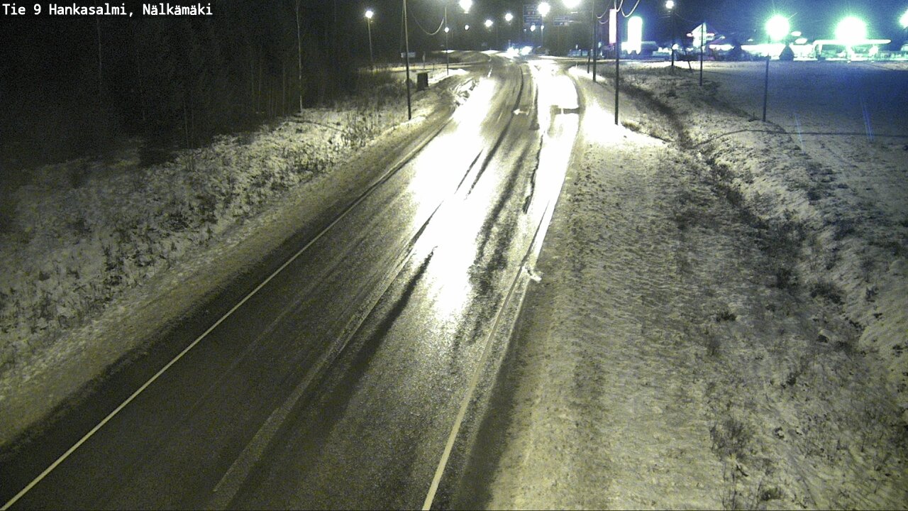 Weather Camera Image Väg 9 Hankasalmi, Nälkämäki, Hankasalmi, Keski-Suomi