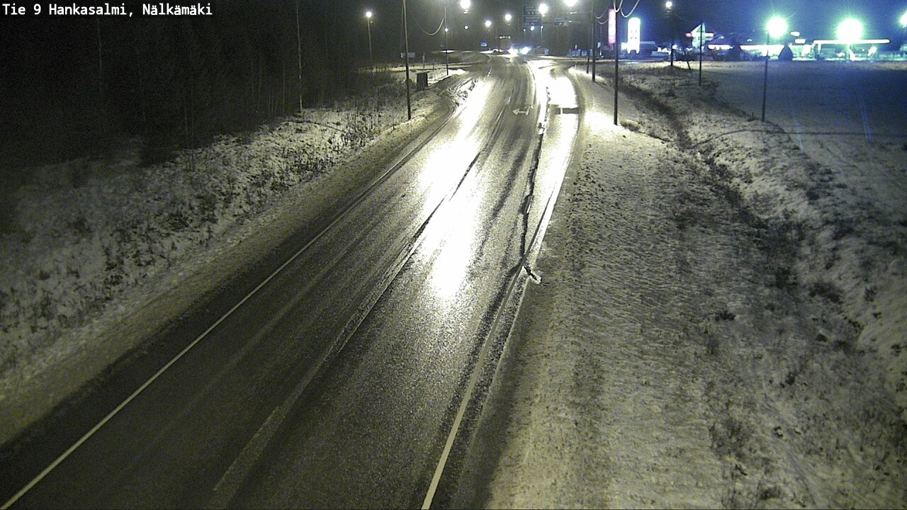 Weather Camera Image Väg 9 Hankasalmi, Nälkämäki, Hankasalmi, Keski-Suomi