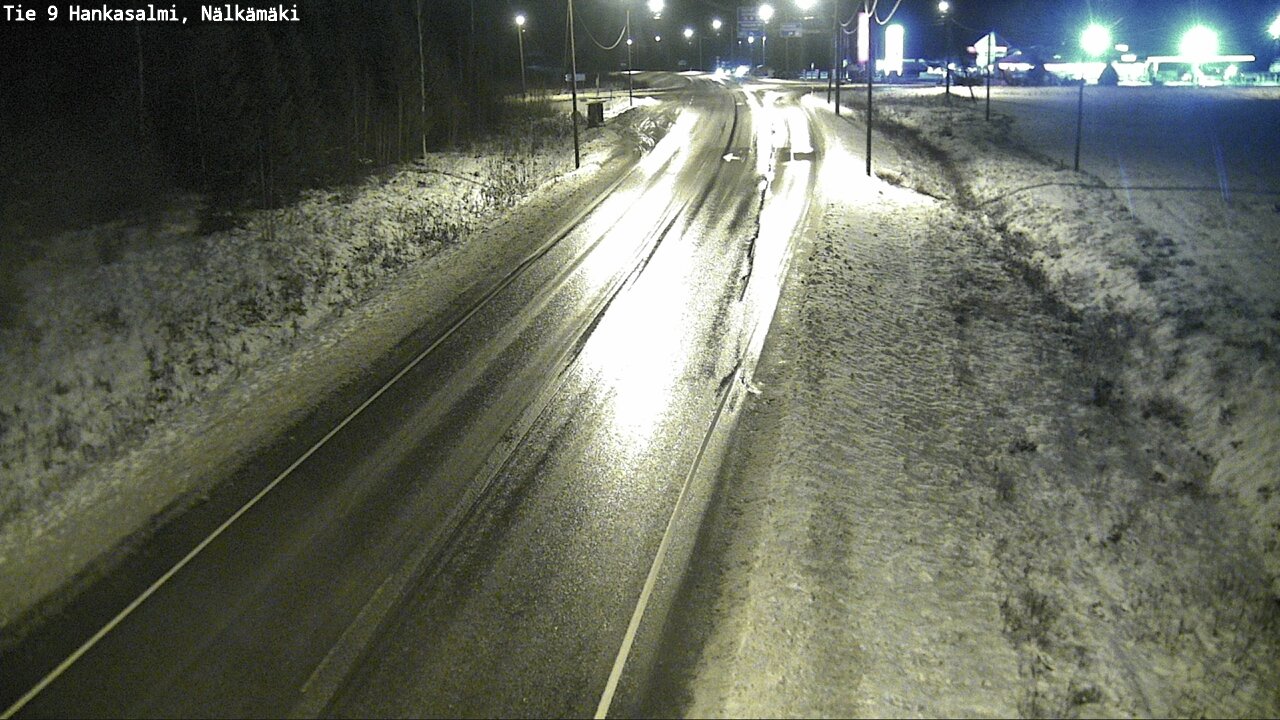 Weather Camera Image Väg 9 Hankasalmi, Nälkämäki, Hankasalmi, Keski-Suomi