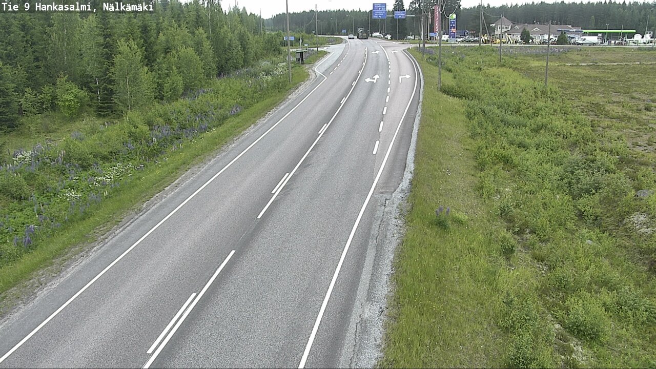 Kelikamerat Kuva Tie 9 Hankasalmi, Nälkämäki, Hankasalmi, Keski-Suomi
