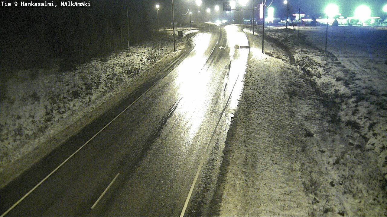 Weather Camera Image Väg 9 Hankasalmi, Nälkämäki, Hankasalmi, Keski-Suomi