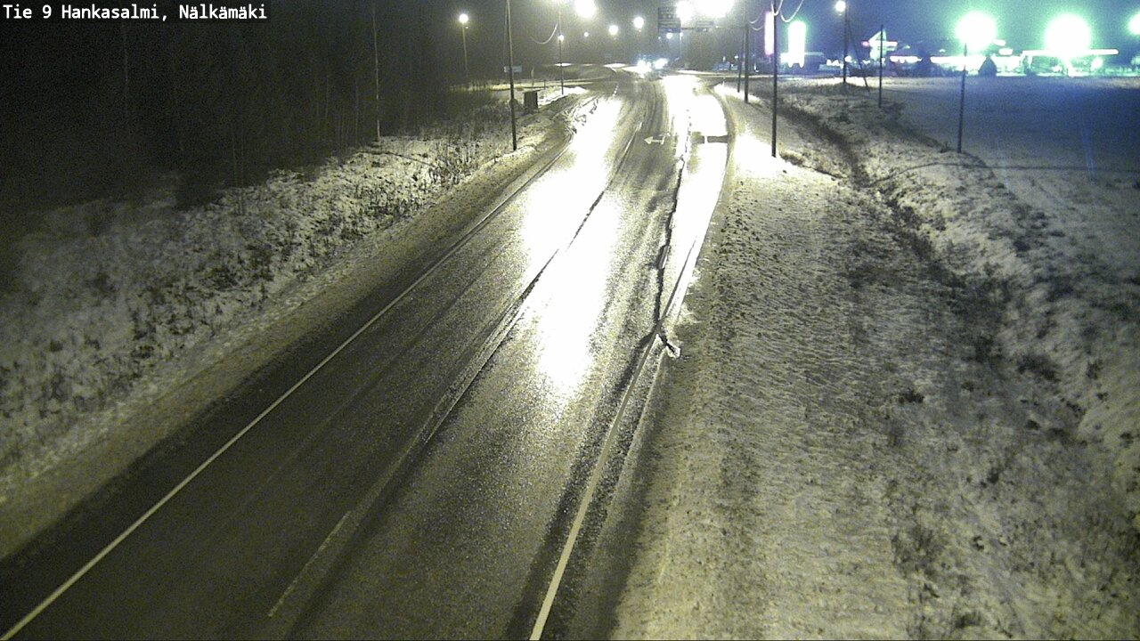 Weather Camera Image Väg 9 Hankasalmi, Nälkämäki, Hankasalmi, Keski-Suomi