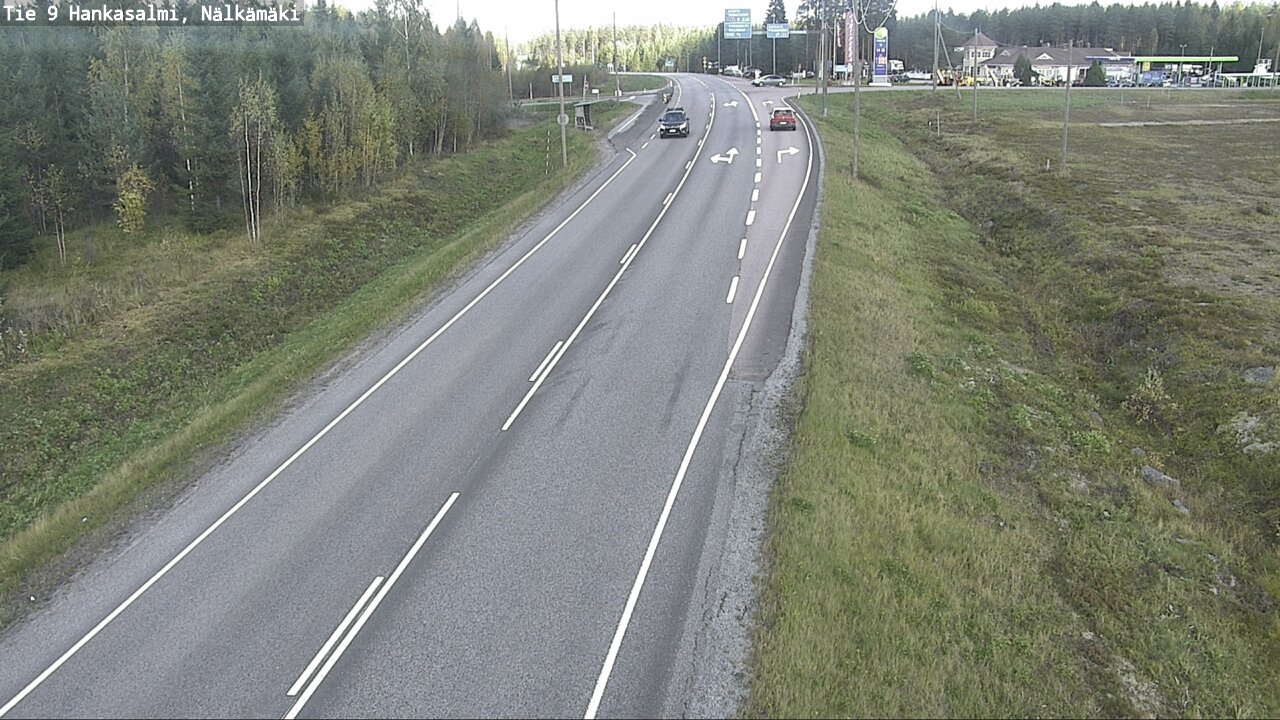 Weather Camera Image Road 9 Hankasalmi, Nälkämäki, Hankasalmi, Keski-Suomi