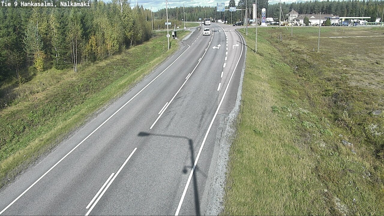 Weather Camera Image Road 9 Hankasalmi, Nälkämäki, Hankasalmi, Keski-Suomi