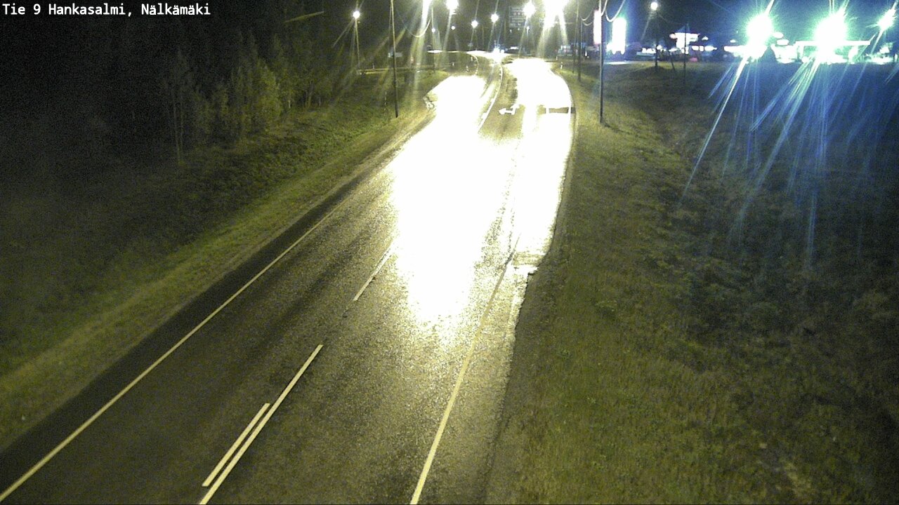 Weather Camera Image Väg 9 Hankasalmi, Nälkämäki, Hankasalmi, Keski-Suomi
