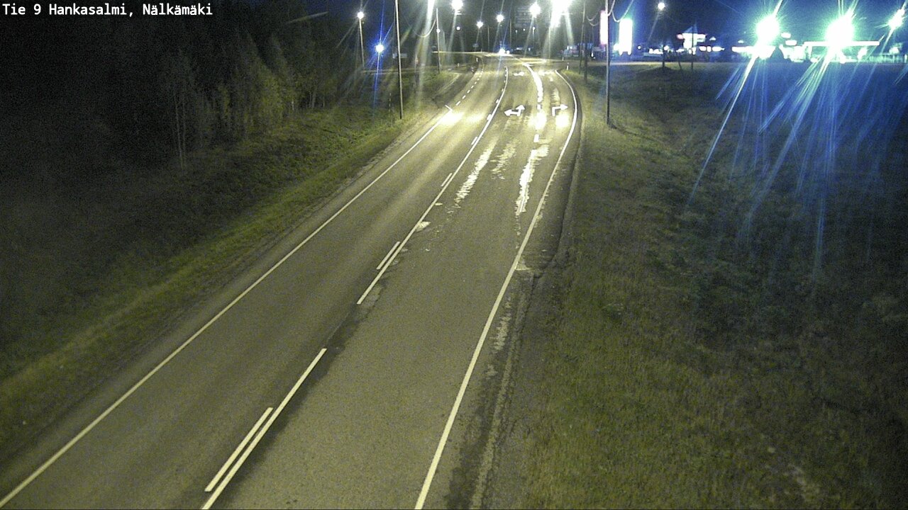 Weather Camera Image Väg 9 Hankasalmi, Nälkämäki, Hankasalmi, Keski-Suomi