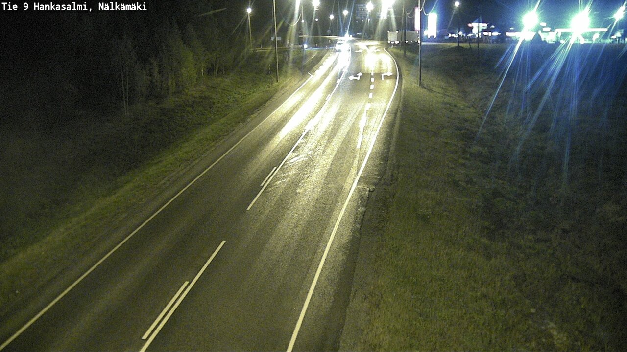 Weather Camera Image Väg 9 Hankasalmi, Nälkämäki, Hankasalmi, Keski-Suomi