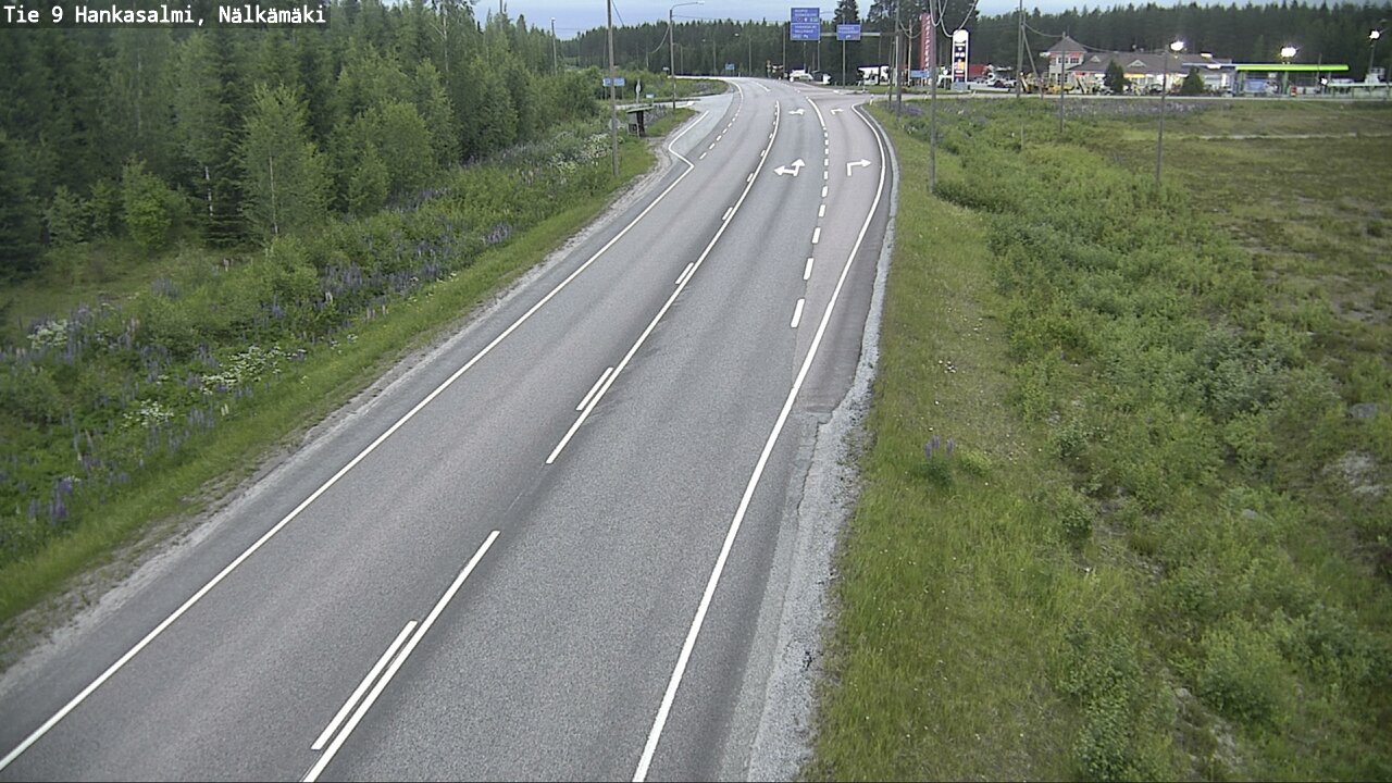 Kelikamerat Kuva Tie 9 Hankasalmi, Nälkämäki, Hankasalmi, Keski-Suomi