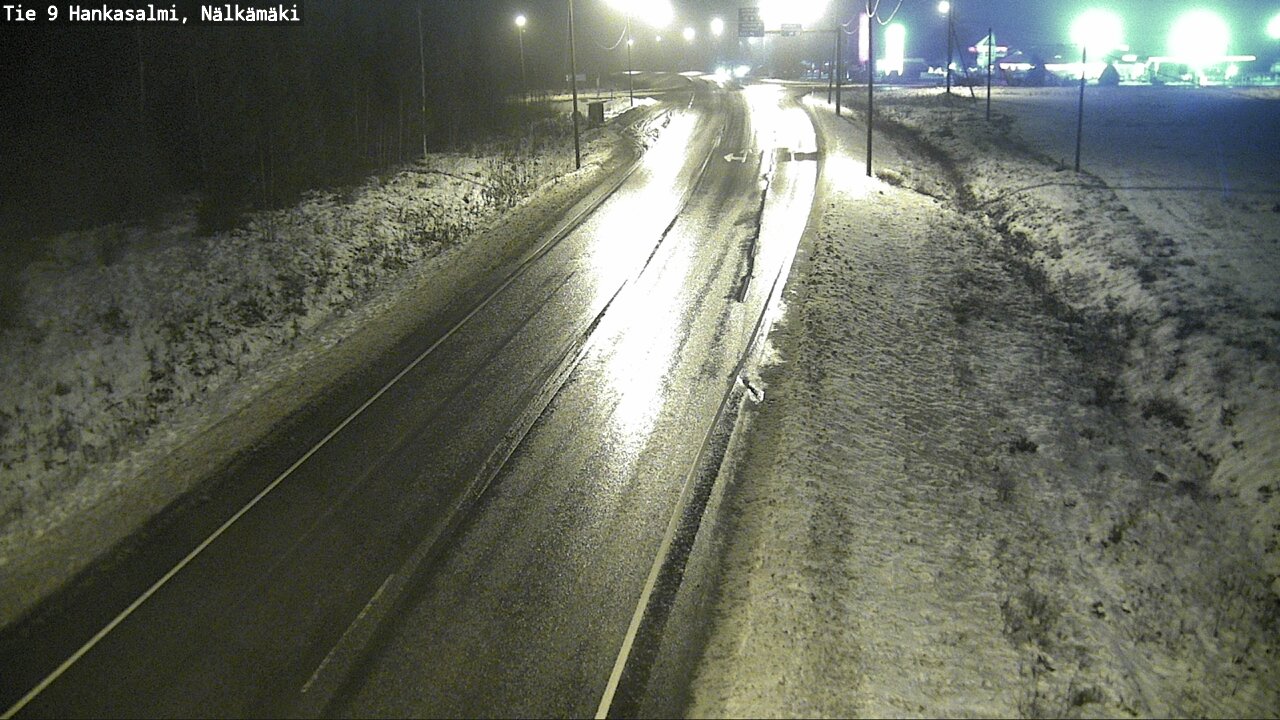 Weather Camera Image Väg 9 Hankasalmi, Nälkämäki, Hankasalmi, Keski-Suomi