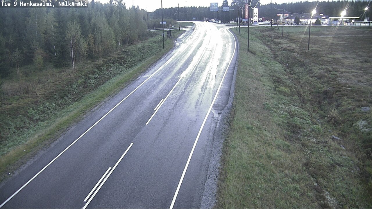 Weather Camera Image Väg 9 Hankasalmi, Nälkämäki, Hankasalmi, Keski-Suomi