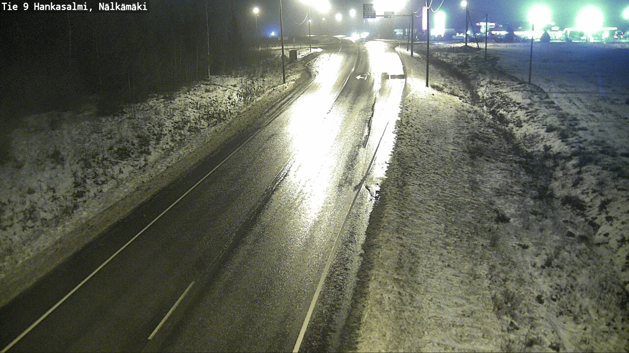 Weather Camera Image Väg 9 Hankasalmi, Nälkämäki, Hankasalmi, Keski-Suomi